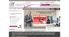 Desktop Screenshot of entreprises.ca-guadeloupe.fr
